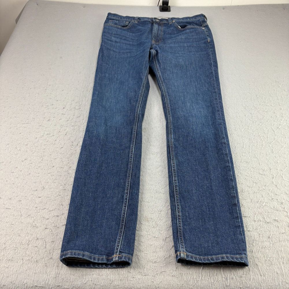 Everlane Jeans Mens 33x32 Blue Slim Straight‎ Denim Medium Wash